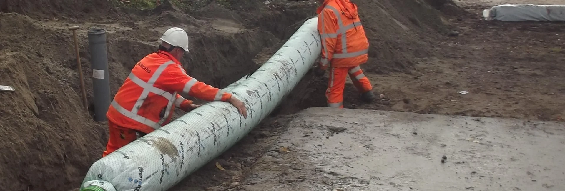 Toepassing banner van zeijl drainage